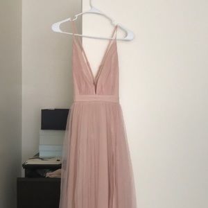 NWT Morning Lavender Blush Tulle Scarlet Gown